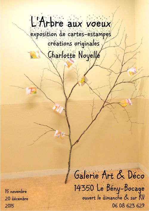 W affiche expo l'arbre aux voeux