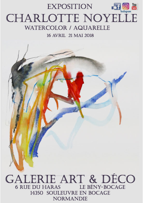 Affiche aquarelle mai 2018